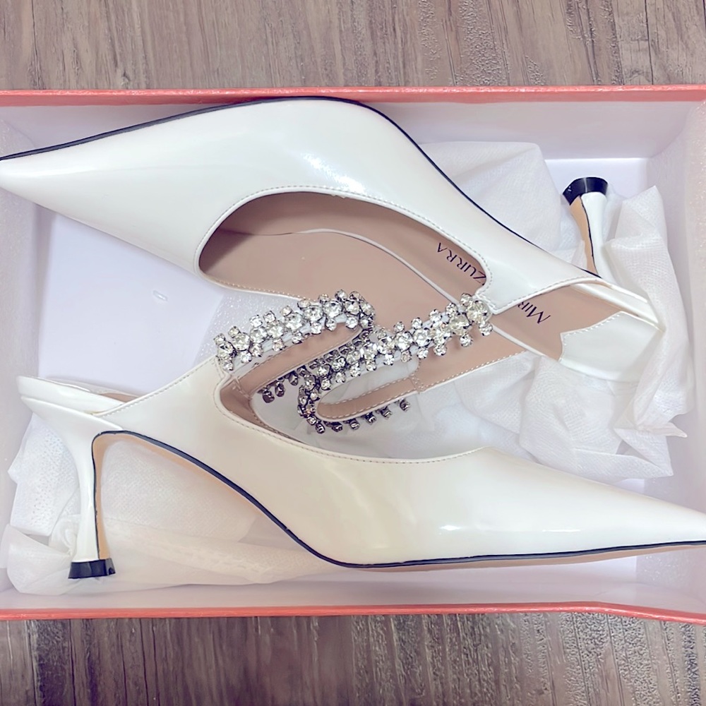 Designer inspired bridal shoes